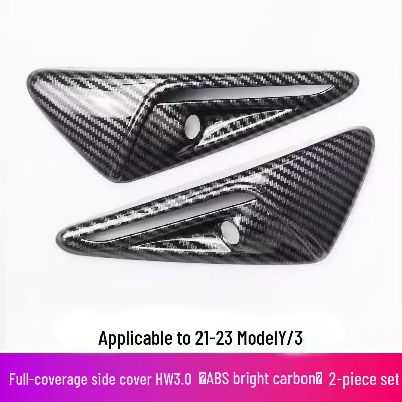 Carbon Fiber Pattern Full Wrap Exterior Stickers for Tesla Model Y/3/S/X