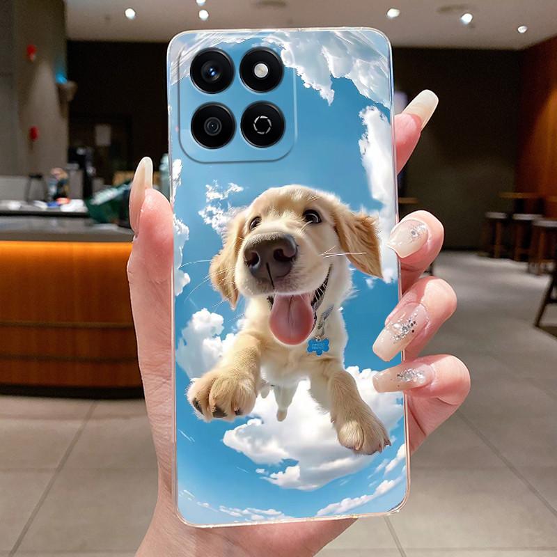 Casing For Honor X7C 200 Smart Phone Case Cute Cool Boys Girls Dragon Patterns Transparent Soft silicone Back Cover Bumper Shell