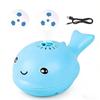 Baleia Fofa Bola Flutuante Brinquedo Ventilador Elétrico Recarregável por USB Sopra Bola Suspensa Brinquedo Educativo Presente Para Crianças Pequenos