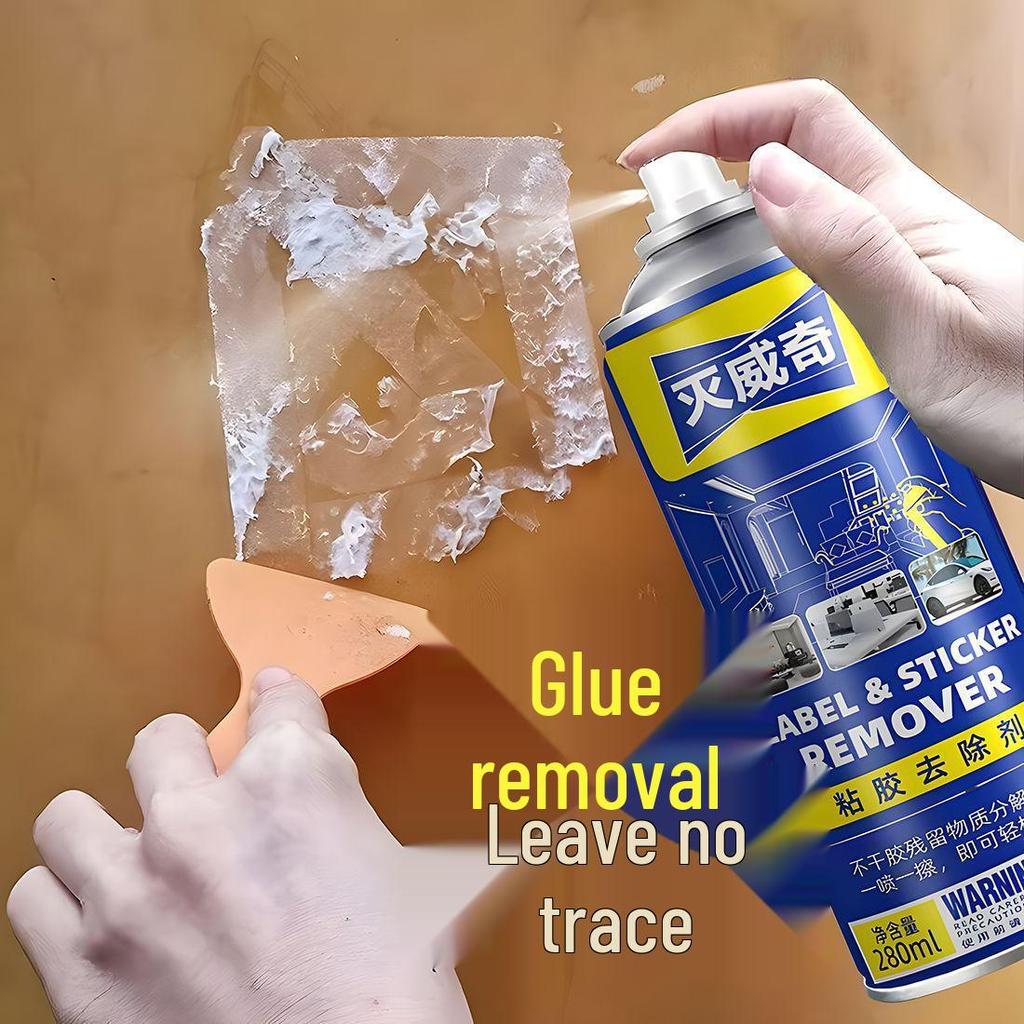 Car Window Film & Adhesive Remover Solvent - Residual Cleaner Tool