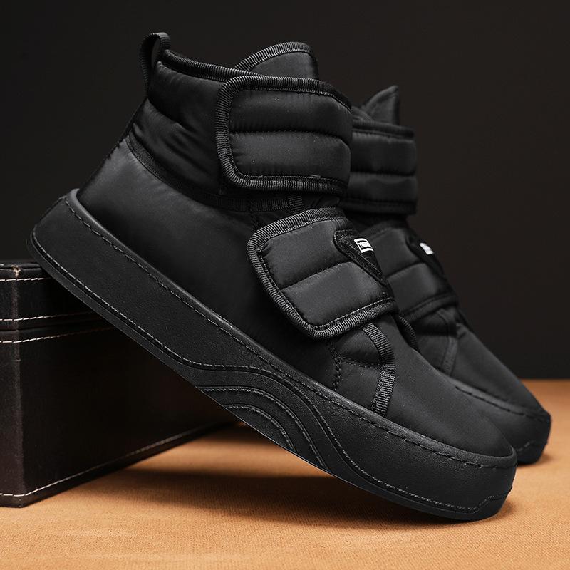 Толстые теплые зимние хлопковые туфли из зонтичной ткани с толстой подошвой для мужчин 44 — фото 4