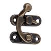 For Mini Jewelry Box Antique Bronze Iron Padlock Hasp Hook Lock Vintage Style