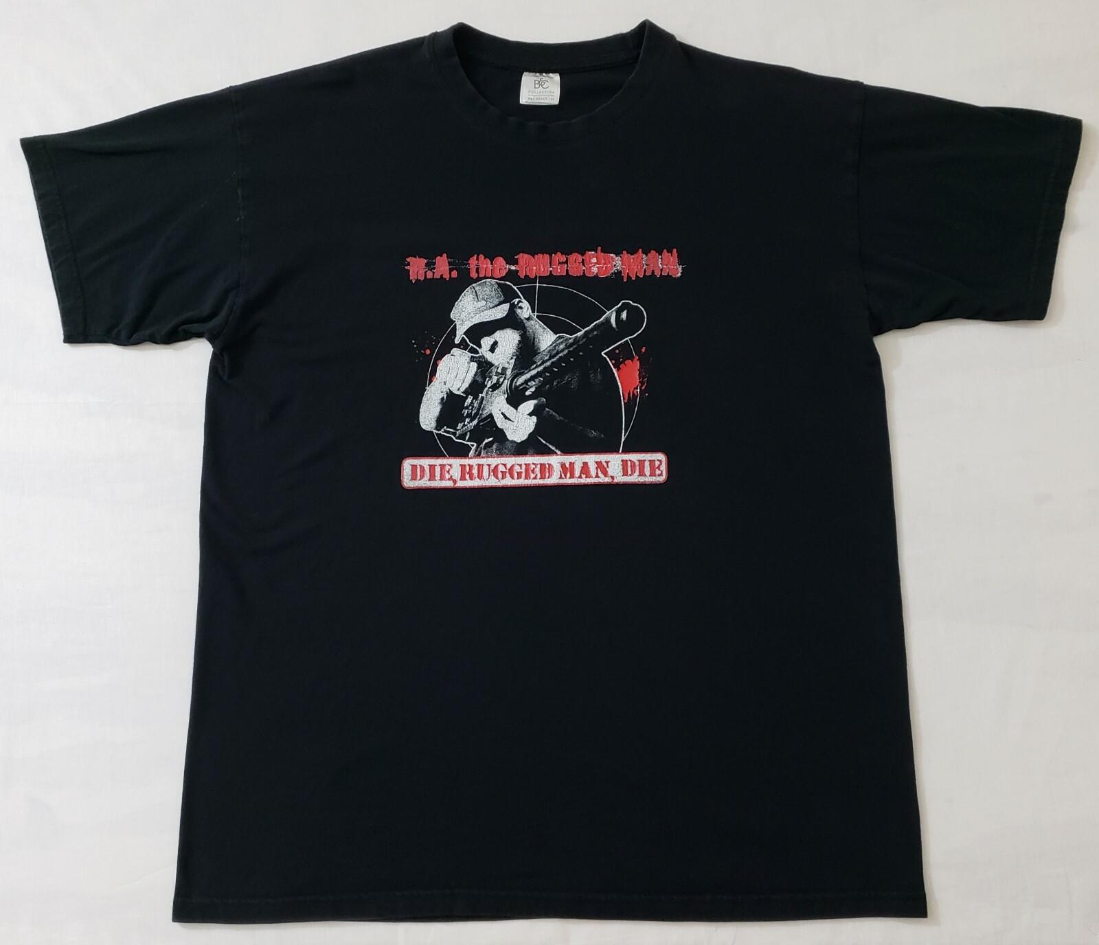 Vintage 2004 RA The Rugged Man Die Album Promo T-Shirt Sz XL Rap Tee Hip Hop XXXL