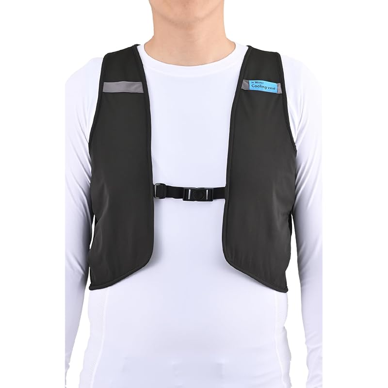 Daytona Wet Cool Vest for Motorcycles - No Power Required, Just Fill with Water - DI-015 Black Tight Fit 62716
