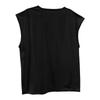 2025 Men's Summer New Sleeveless T-shirt for Youth Loose Solid Color Thin Vest