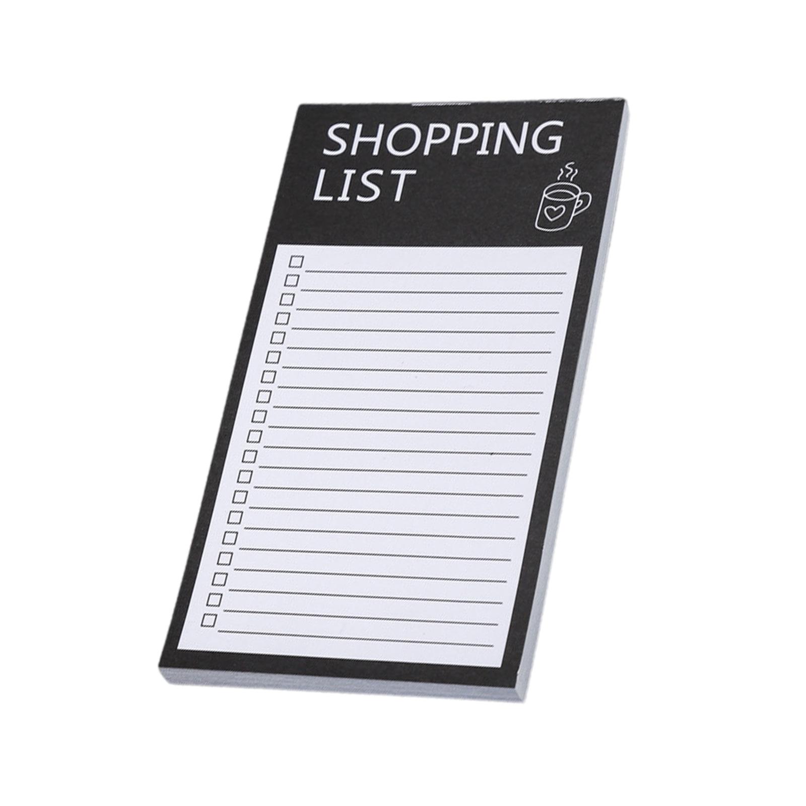 

Магнитная доска для заметок Простая магнитная записная книжка с липкими листочками Блокнот для записей Милый блокнот Блок для списка покупок для дома и школы