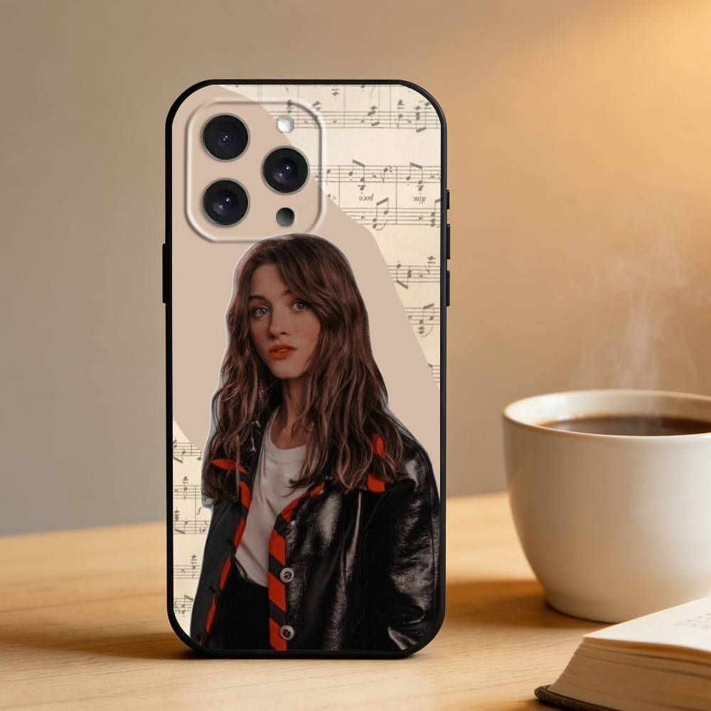 N-Natalia Dyer Phone Case For iPhone 17 16 15 14 13 12 Max Plus Silicone Black Cover