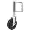 Portable Sturdy Rubber Gate Wheel 360 Degree Rotation for Farm Fence Garden and Wood Gate Spring Loaded Casters Set