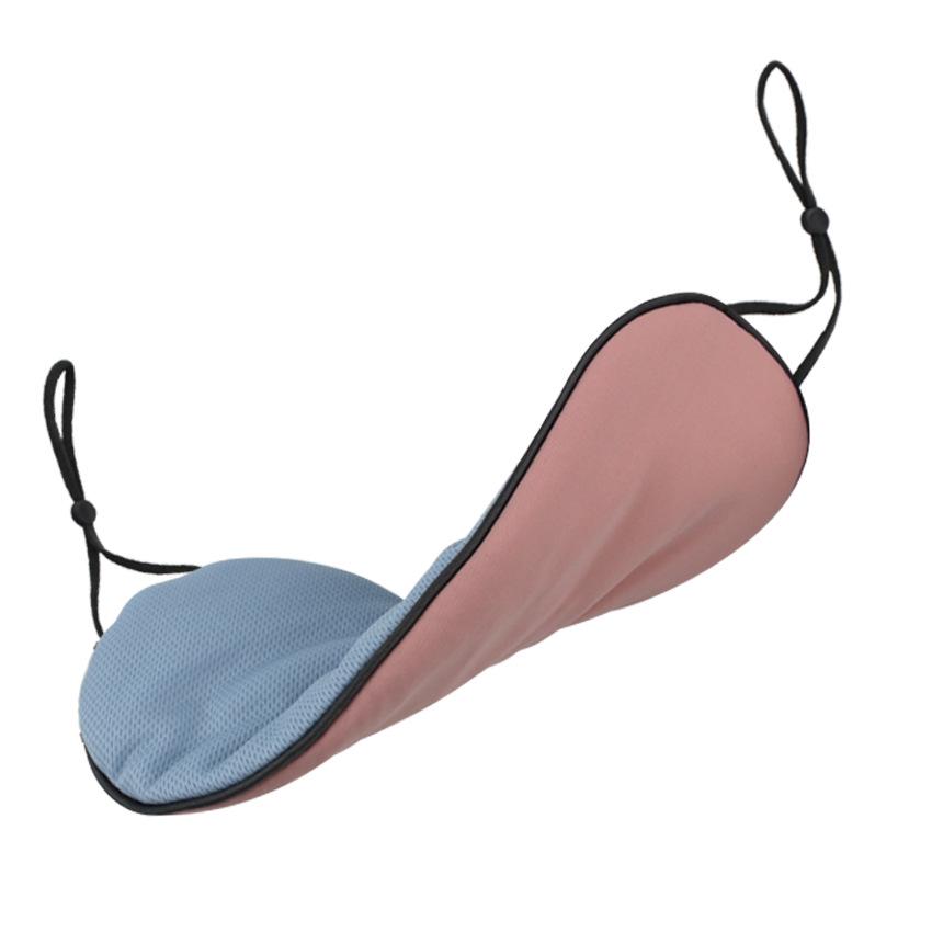 Reversible Warm & Cool Sleep Mask: Light-Blocking, Breathable, Solid Color Eye Protection
