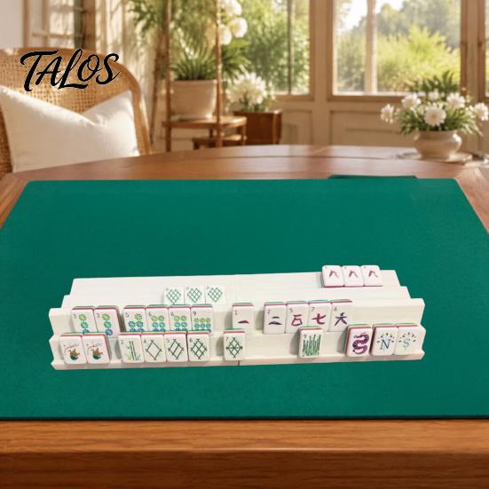 Compact Mahjong Table Racks 1/2/4Pcs Folding Double Rack, 2 Player Tile Holder Stands for Up to 1.5 Inches Tiles, Portable Game Accessory Rack