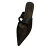 Spetsiga Tofflor Damskor Ballerinaskor Sexiga Klackskor Slingback Damskor Mules Skor Sommar 2025 Nya Lyxiga Chanclas De Mujer