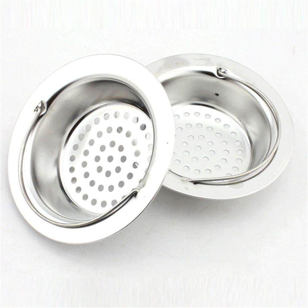 Hole Filter with Handle Flume Sink Strainer Basin Bathtub Sink Filter Kitchen Sink Hair Drain Mesh