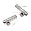 Pitch Adjustable Yacht Fishing Rod Support 316 Stainless Steel Fishing Bracket  Pipe Mount