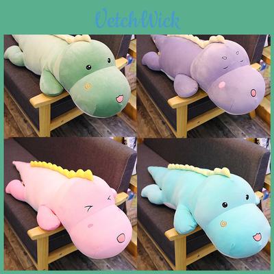 Adorable Dinosaur Stuffed Toy Plush Doll For Girls Comforting Home Decor Pillow