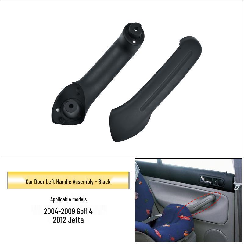 Kompatybilna wewnętrzna klamka i ramka przełącznika podłokietnika do 4-drzwiowego Volkswagena Golfa, Jetty, Bory