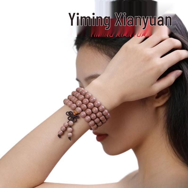 Immortal Garden Blood Cypress 8mm Beaded Bracelet: Women's Versatile Cultural Jewelry, Perfect New Year Gift