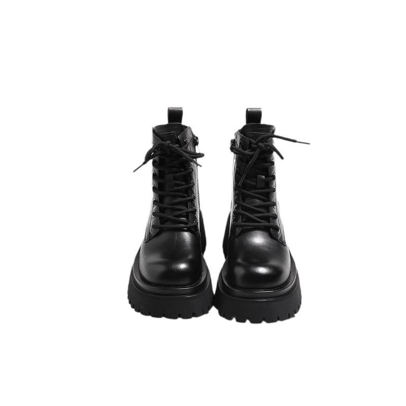 High-quality four-season thick-soled Martin boots children's autumn single boots college short boots