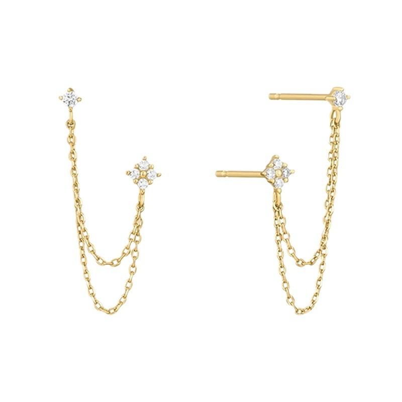 Fashionable and Exquisite Chain-style Fringed Personalized Earrings for Women
