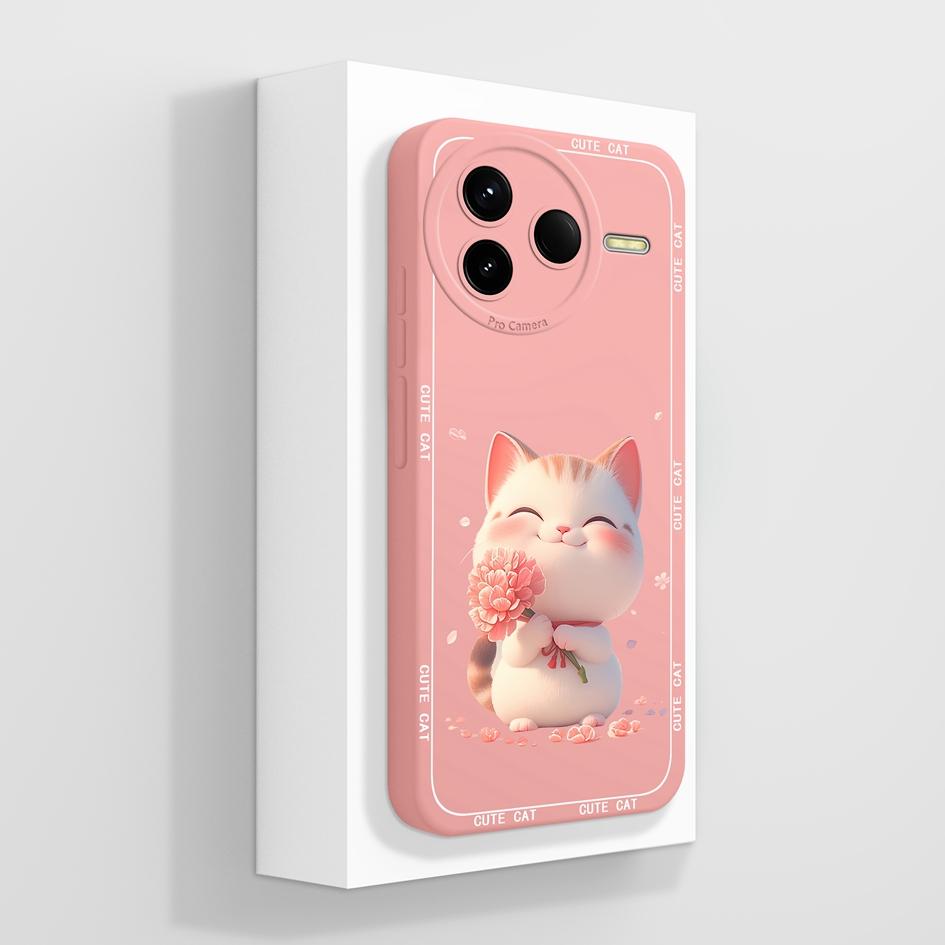 For Redmi K80 K30 K30i K30S K40 K40S K50 K60 K60E K70 K70E Pro Gaming Ultra Turbo 3 4 Case Pretty Flower Soft Silicone Shockproof Shell For Redmi Capa