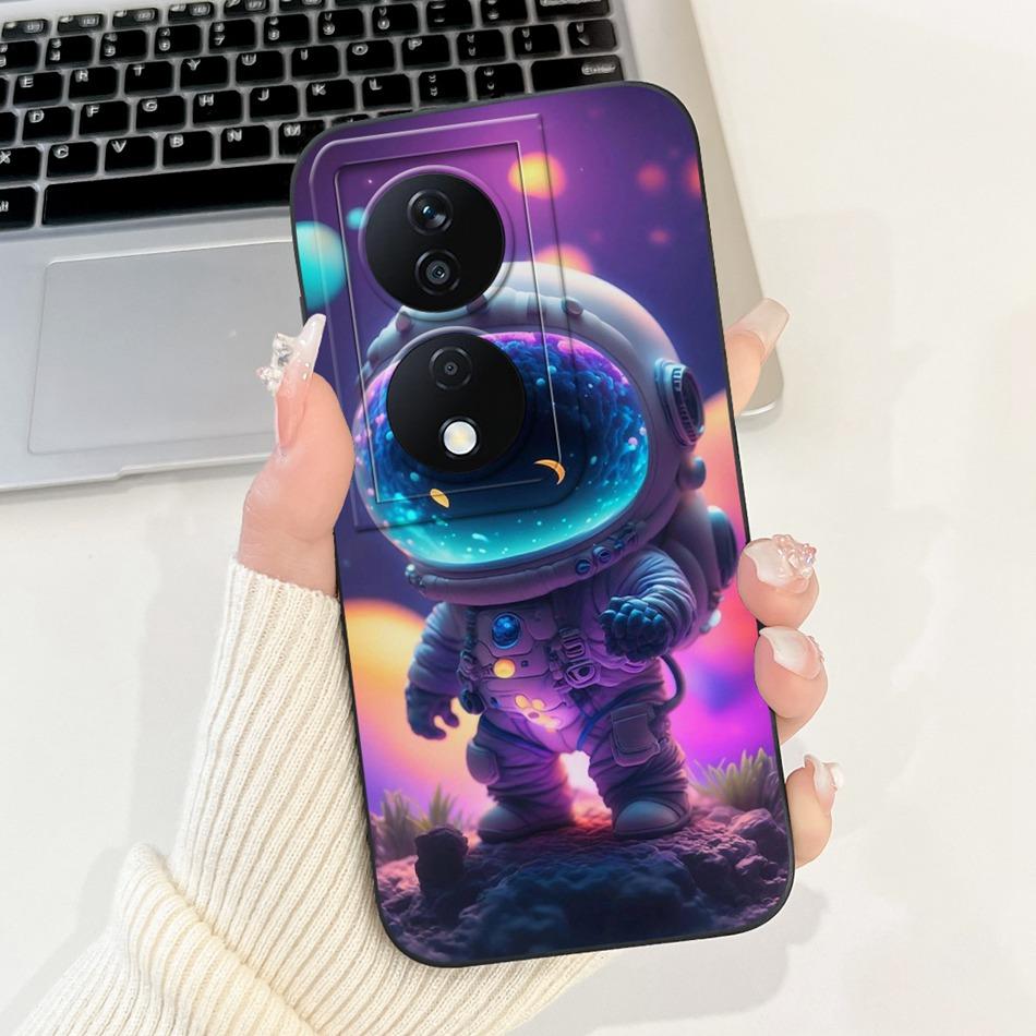 For Honor X7b Cute Panda Rabbit Cartoon Case HonorX7b X 7B 4G CLK-LX1 LX2 LX3 Camera Protective Soft Silicone Phone Cases