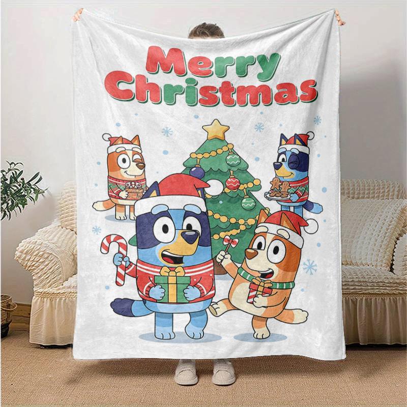 1Pc Christmas Celebration Friends Blanket Soft And Comfortable Casual Warm Camping Travel Christmas Halloween Gift M92135