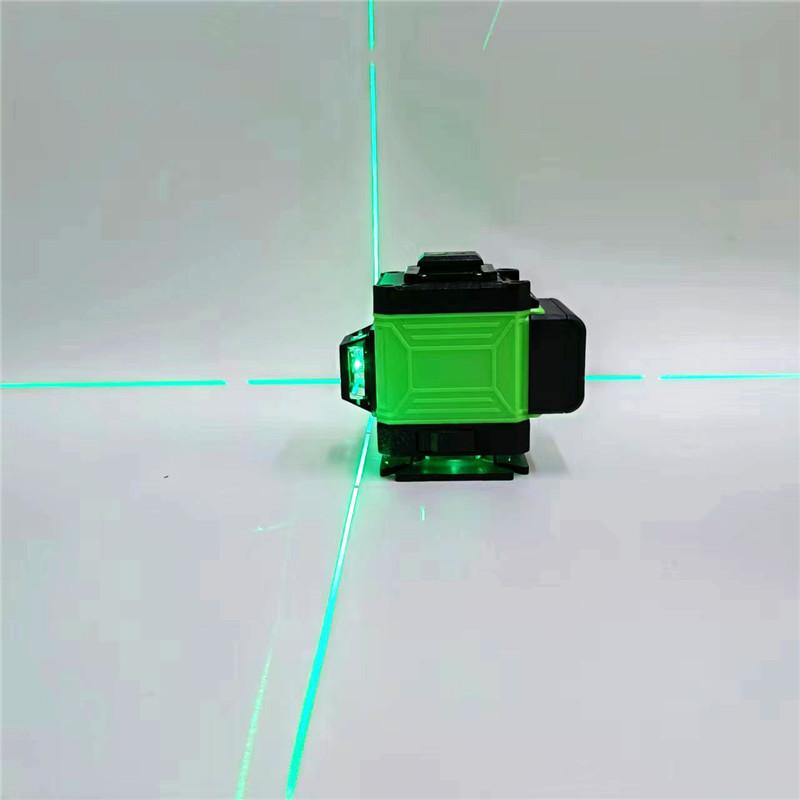 8/12/16 Line High Precision Laser Level Infrared Automatic Leveling Green Light Projector 360° Horizontal Vertical Measure Tool New