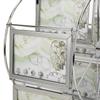 Metal Rotating Wheel Picture Photo Frame Wedding Photography Studio Decor for 5x3.5in Photo