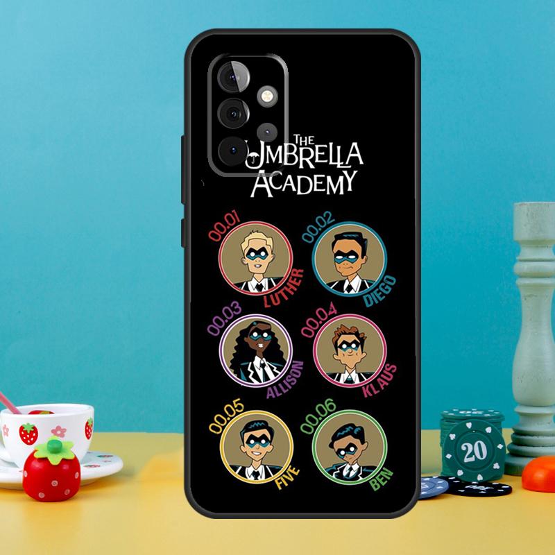Umbrella Academy Case For Samsung Galaxy A25 A54 A34 A14 A52 A32 A12 A13 A33 A53 A15 A16 A36 A56 A26 A05 A35 A55