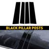 4Pcs Crew Cab Pillar Post Door Trim Covers Black For Toyota Tundra 2007-2021 EXD