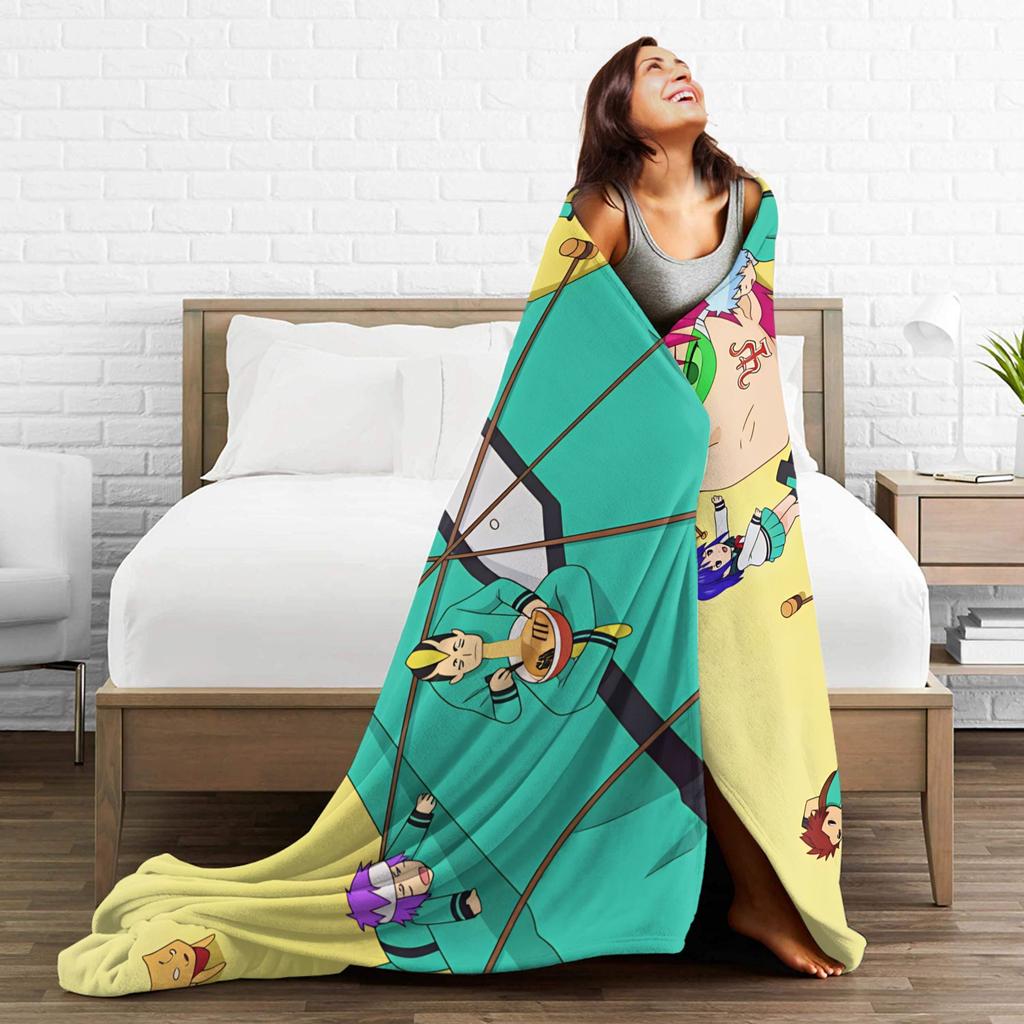 The Disastrous Life Of Saiki K Soft Blanket Travel Office Plush Throw Blanket Living Room Flannel Bedspread Sofa Bed Cover