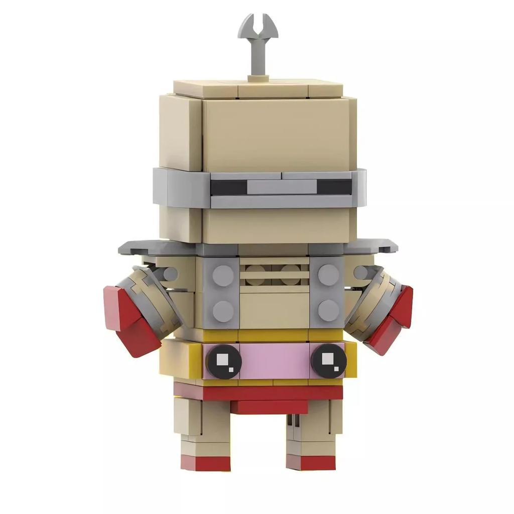 MOC Animated Movie Figures Turtle Mecha Model 1987 Violent Tortoise Warrior Mini Doll Building Block Kid Toy Adult Birthday Gift