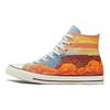 Converse Chuck Taylor All Star Trendy Abrasion Shock Absorption High Top Espadrilles Unisex Yellow Blue