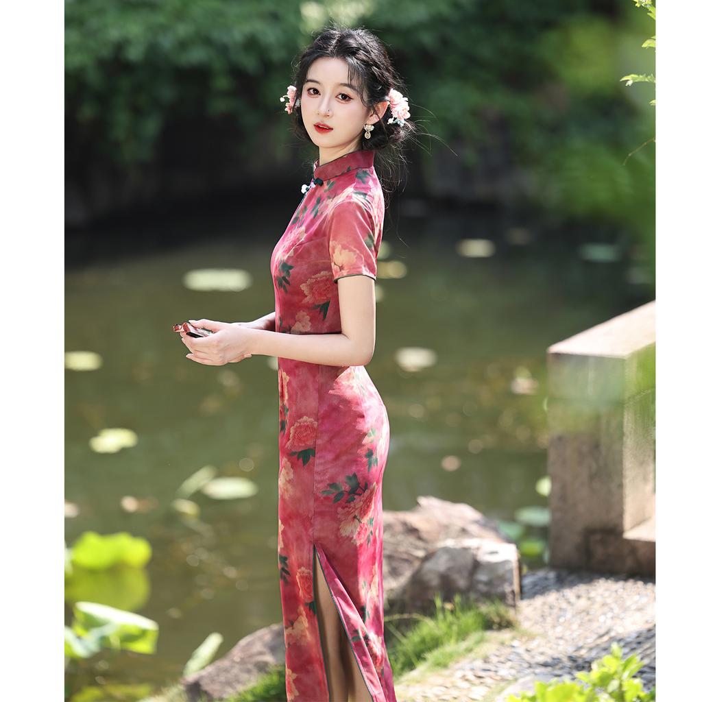 New Chinese Cheongsam 1011 New Women's Summer Improved Young Temperament Dress Can Be Worn Every Day