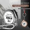 Compactly 3Meter Carbon Steel Measuring Tape with Carabiner Lightweight ABS Housing For Precise Measurement Tool