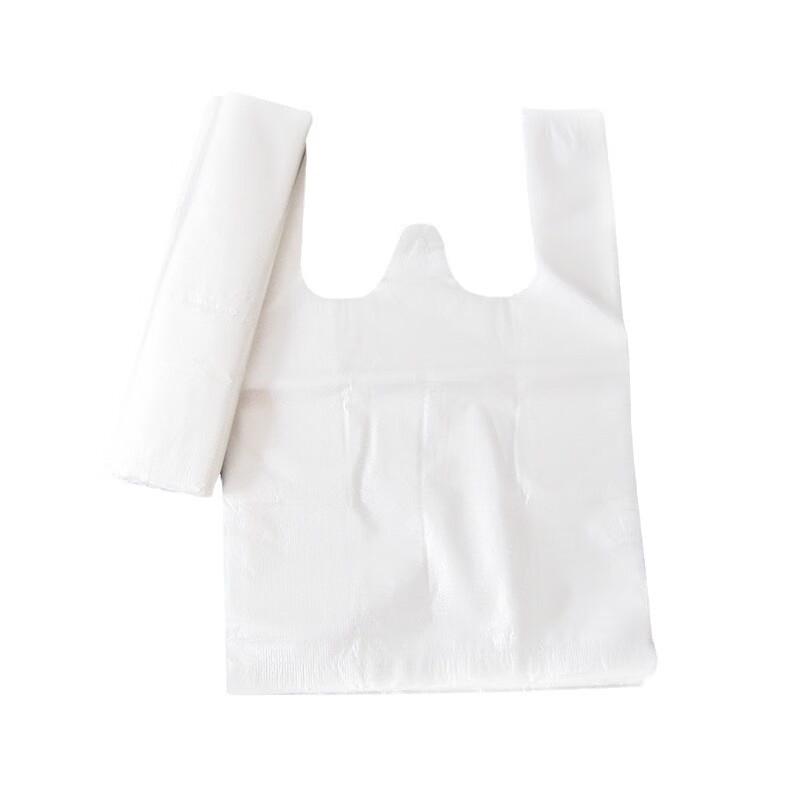 Vest-style Transparent Plastic Garbage Bags