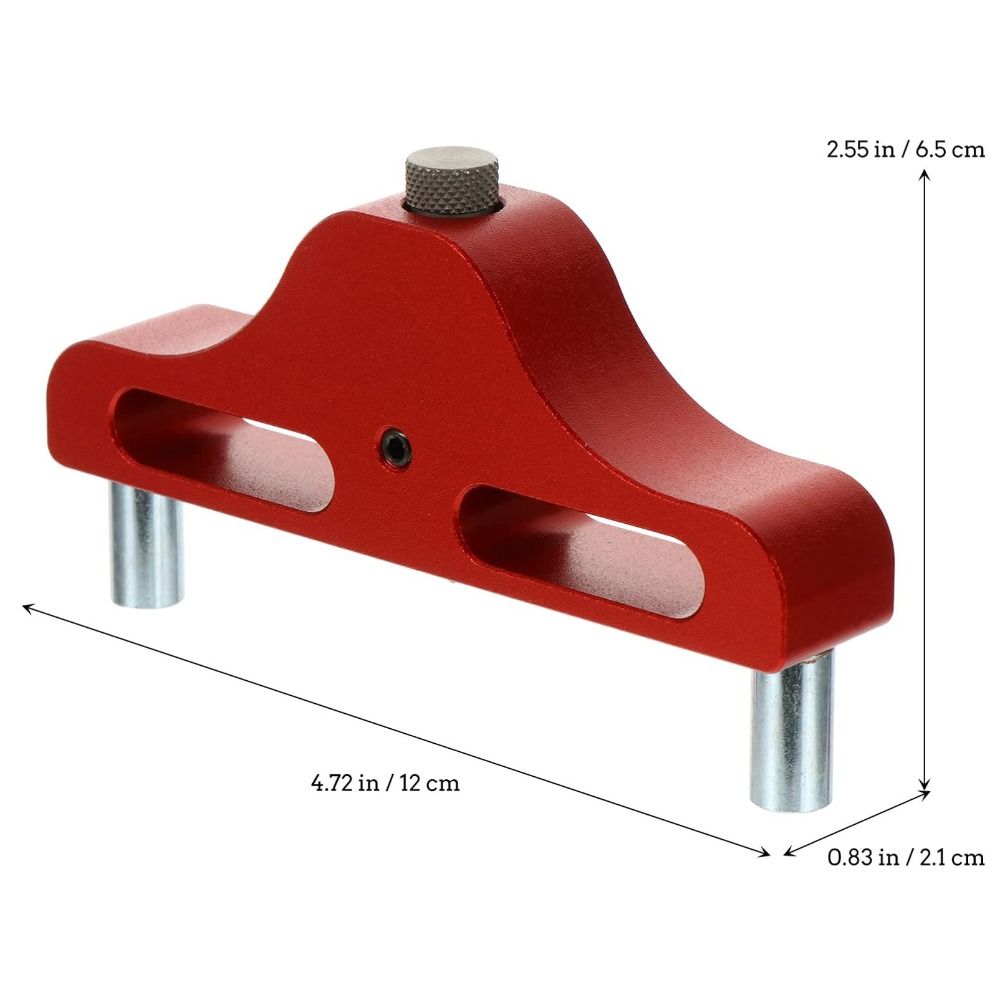 Aluminiumlegierung Mittelpunktfinder Genaue Skala Hohe Genauigkeit Ausrichtung Mittelpunktfinder 95mm Größe Einfach zu bedienen Markierungswerkzeug Messung
