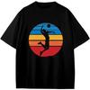 T-shirt silhouette de joueur de volley-ball pour garçons, filles et ados - Cadeau anime