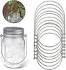 12 Pcs Mason Jar Handle Canning Accessories Jars Hanging Handles Glass Hangers for 70 Standard Mouth Mason