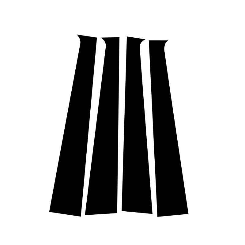 

Auto Center Column Window Trim Covers B C-Pillar Stickers Center Pillar Sticker for Dodge Ram 1500/2500/3500 Crew/Quad/Extended Cab 2002-2008