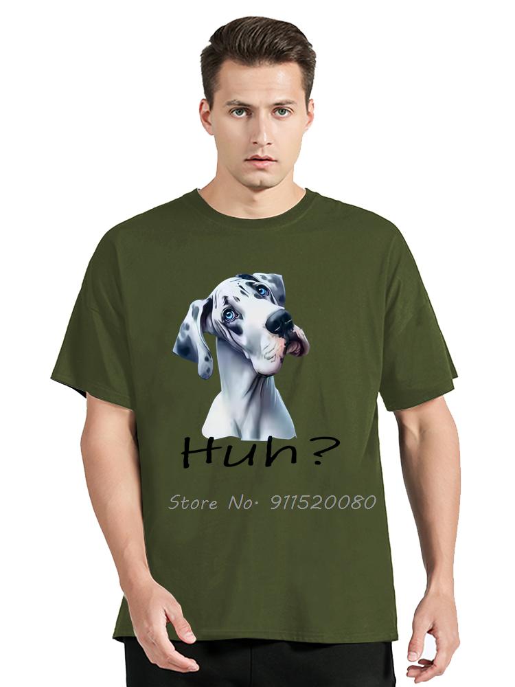 Amusing Great Dane Cotton Tshirt Hilarious Unisex Tops Tees Dog Lovers Funny Adorable And Comical Oversized Tshirt Unisex Clothing