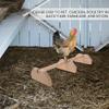 Wooden Chicken Perch Roosting Bar for Hens Coop Indoor Durable Smooth Bird Stand Medium Large Chickens Macaw Parrot