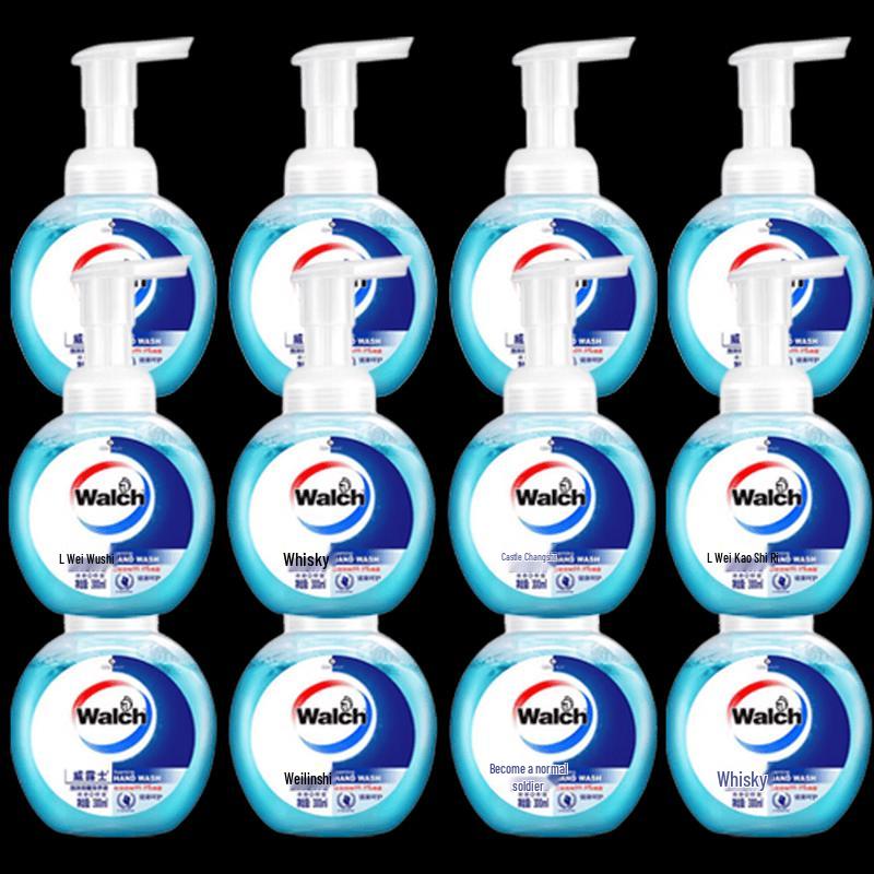 Walch Antibacterial Fresh Scent Foam Hand Wash (12 x 300ml)
