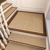 Yousheng 1/5 Pcs Stair Mat Self-adhesive Strong Adhesion Easy Installation Non-Slip No Cutting Protects Stairs from Damage Stair Floor Mat Washable