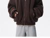 Trendy Reversible Rabbit Fur-Style Cotton Jacket - Men's Winter Retro Cool Hooded Coat, Versatile & Warm for Couples