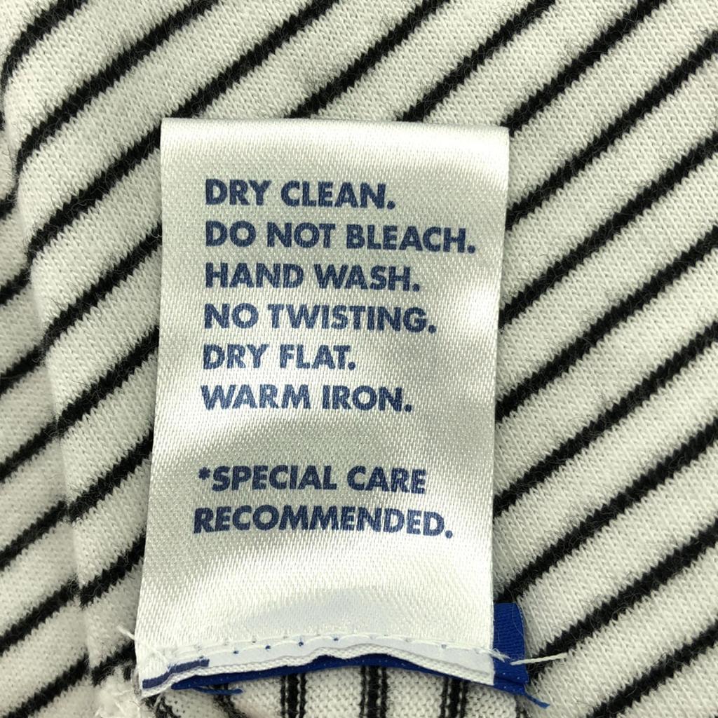 ADERERROR Border Pattern 7 Minutes Sleeve Cut 3 White Women Used