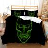 Skull Printing Duvet Cover Youth Bedroom Decor Bedding Suit Comforter Cover
