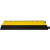 5 Channel Rubber Cable Protectors Extreme Cable Ramps 66000lbs Heavy Duty 5 Slots Protective Cable Wire Cord Ramp Driveway Rubber Traffic Speed Bumps