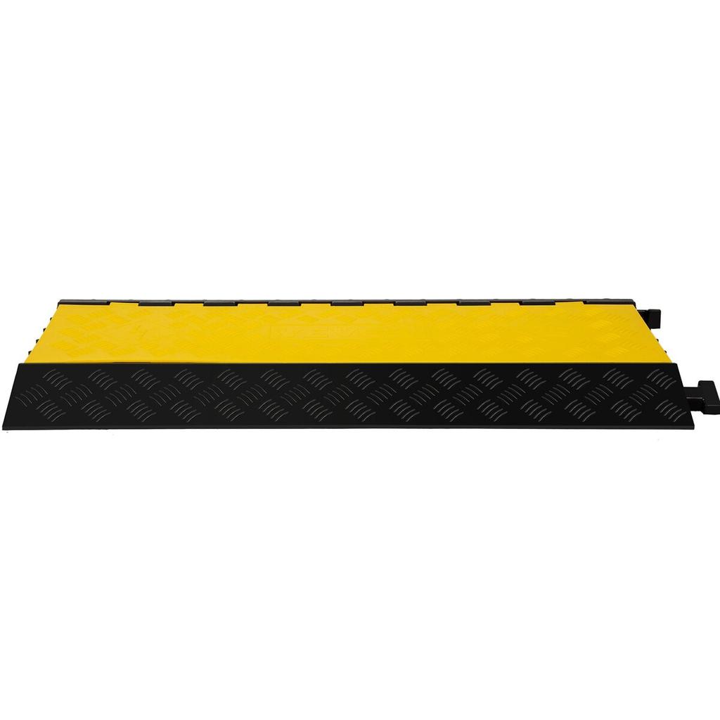 5 Channel Rubber Cable Protectors Extreme Cable Ramps 66000lbs Heavy Duty 5 Slots Protective Cable Wire Cord Ramp Driveway Rubber Traffic Speed Bumps
