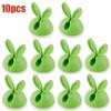 Cute Rabbit Ear Cable Manager Desktop Car Dashboard Charger Cables Clasp Clip Desk Line Organizer Bunny Ear Winder Holder