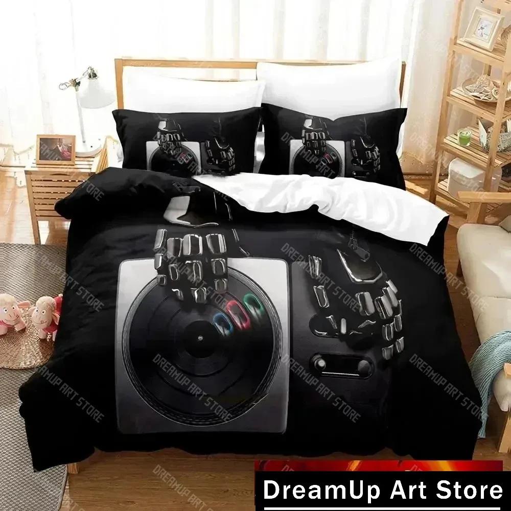 3D Print Daft Punk Bedding Set Duvet Cover Bed Set Quilt Cover Pillowcase Comforter King Queen Size Boys Adult Bedding Set